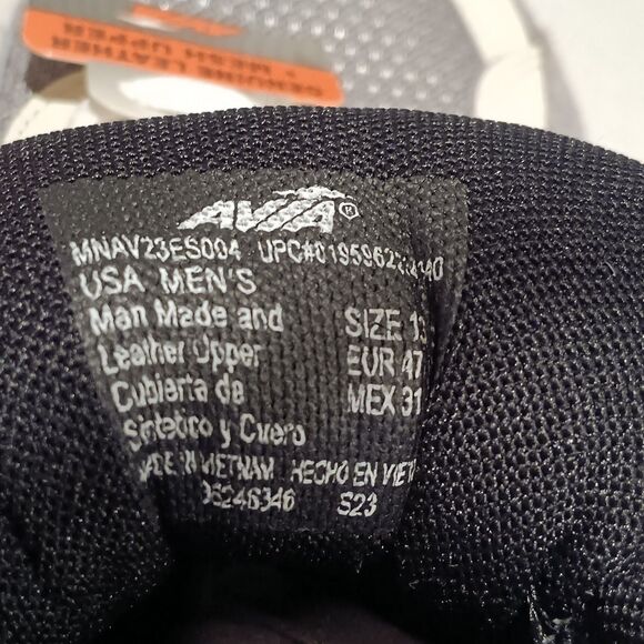 Avia Retro Walking Sneaker-Size 13-Cushioned Footbed-Leather & Mesh Upper-NEW - Picture 8 of 8